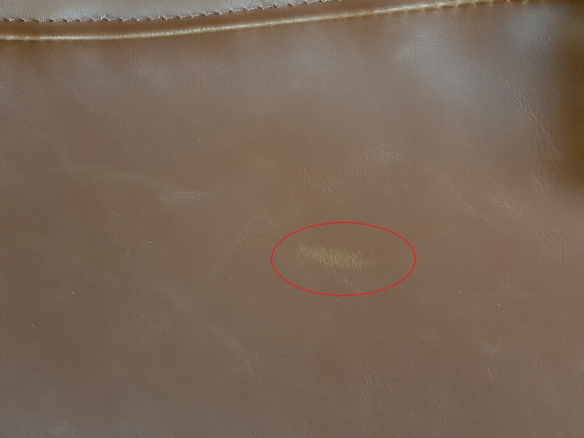 B-Ware KAWOLA Stuhl KANO Esszimmerstuhl Drehstuhl Kunstleder braun coffee