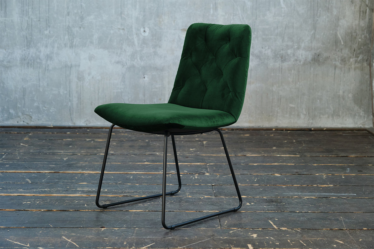 KAWOLA Esszimmerstuhl NEW CHARME Velvet smaragd