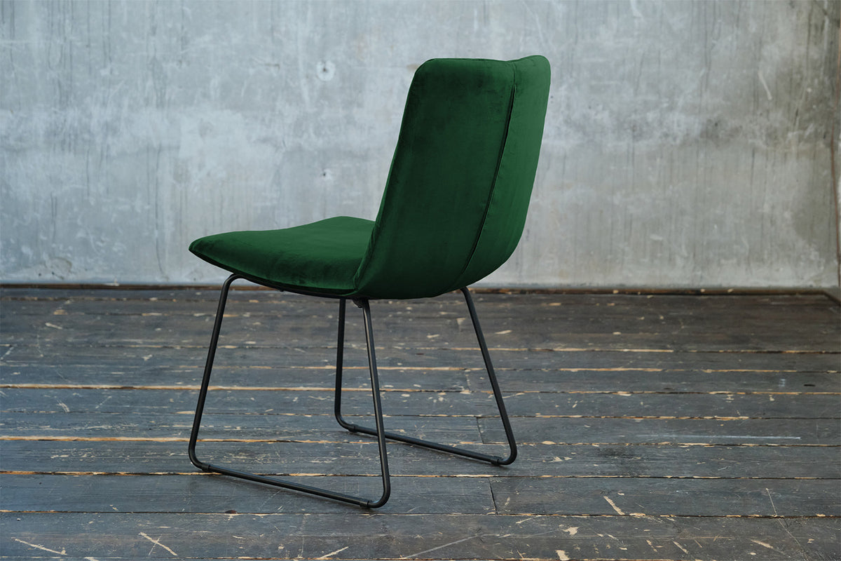 KAWOLA Esszimmerstuhl NEW CHARME Velvet smaragd