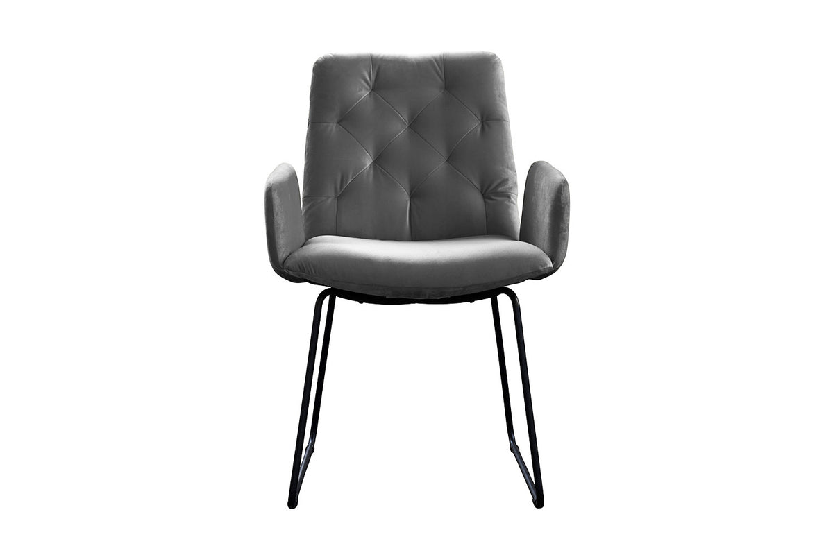 KAWOLA Esszimmerstuhl NEW CHARME Velvet stone