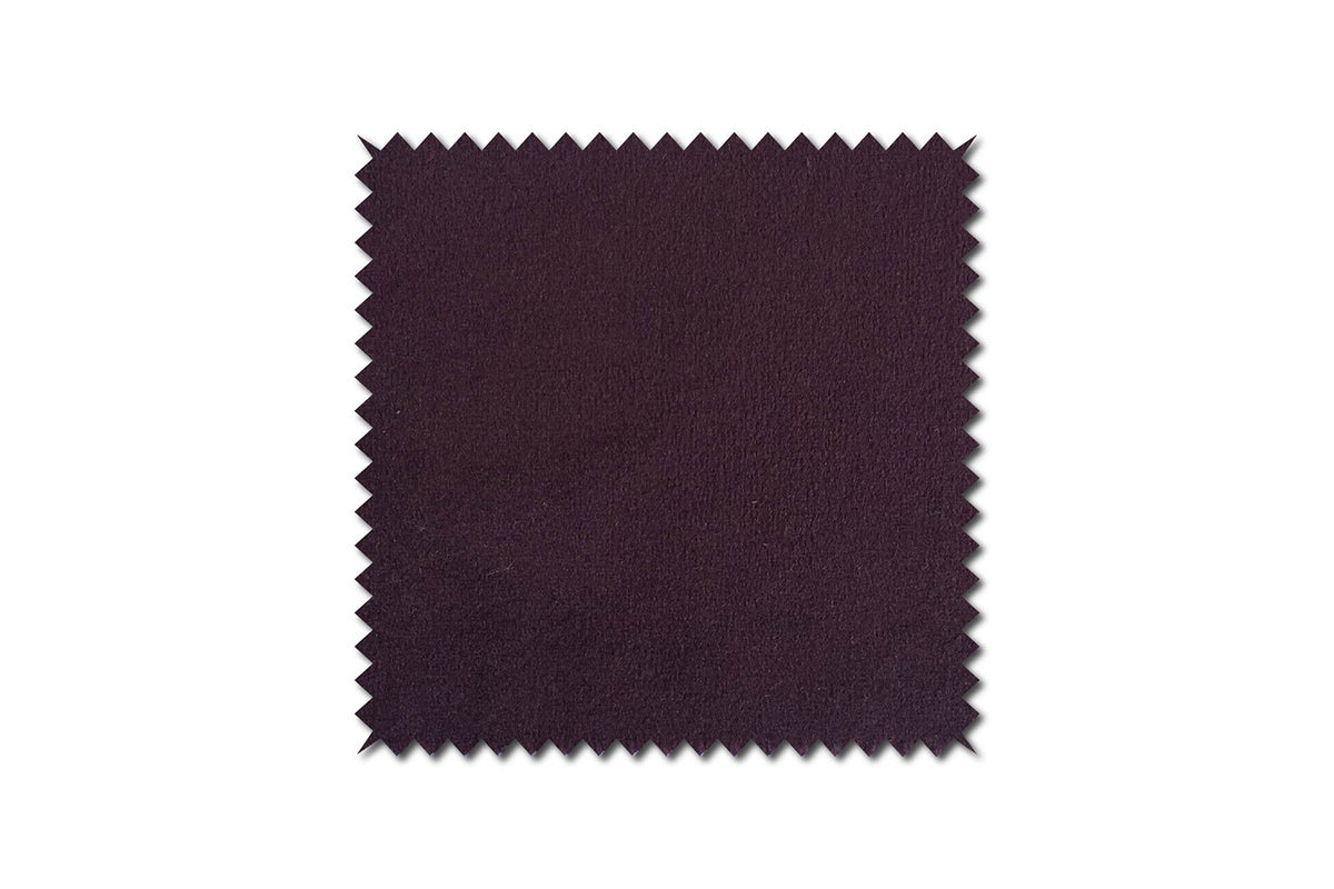 KAWOLA Hocker LOTTE Polsterhocker velvet purple