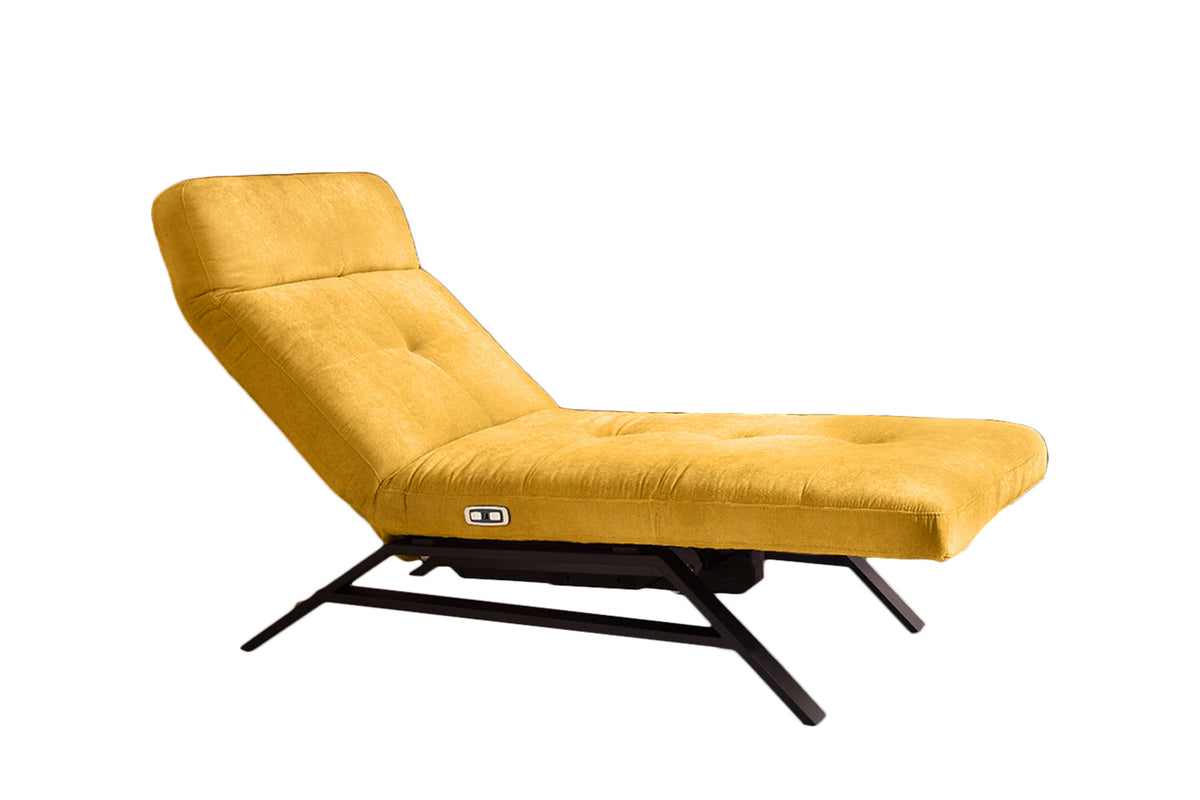 KAWOLA Liege AMERIVA Relaxliege Velvet curry
