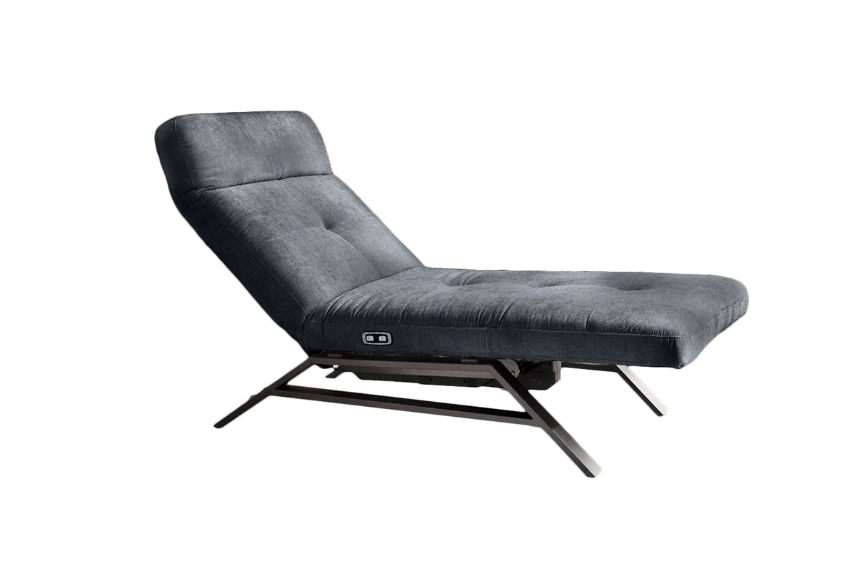 KAWOLA Liege AMERIVA Relaxliege Velvet schwarz