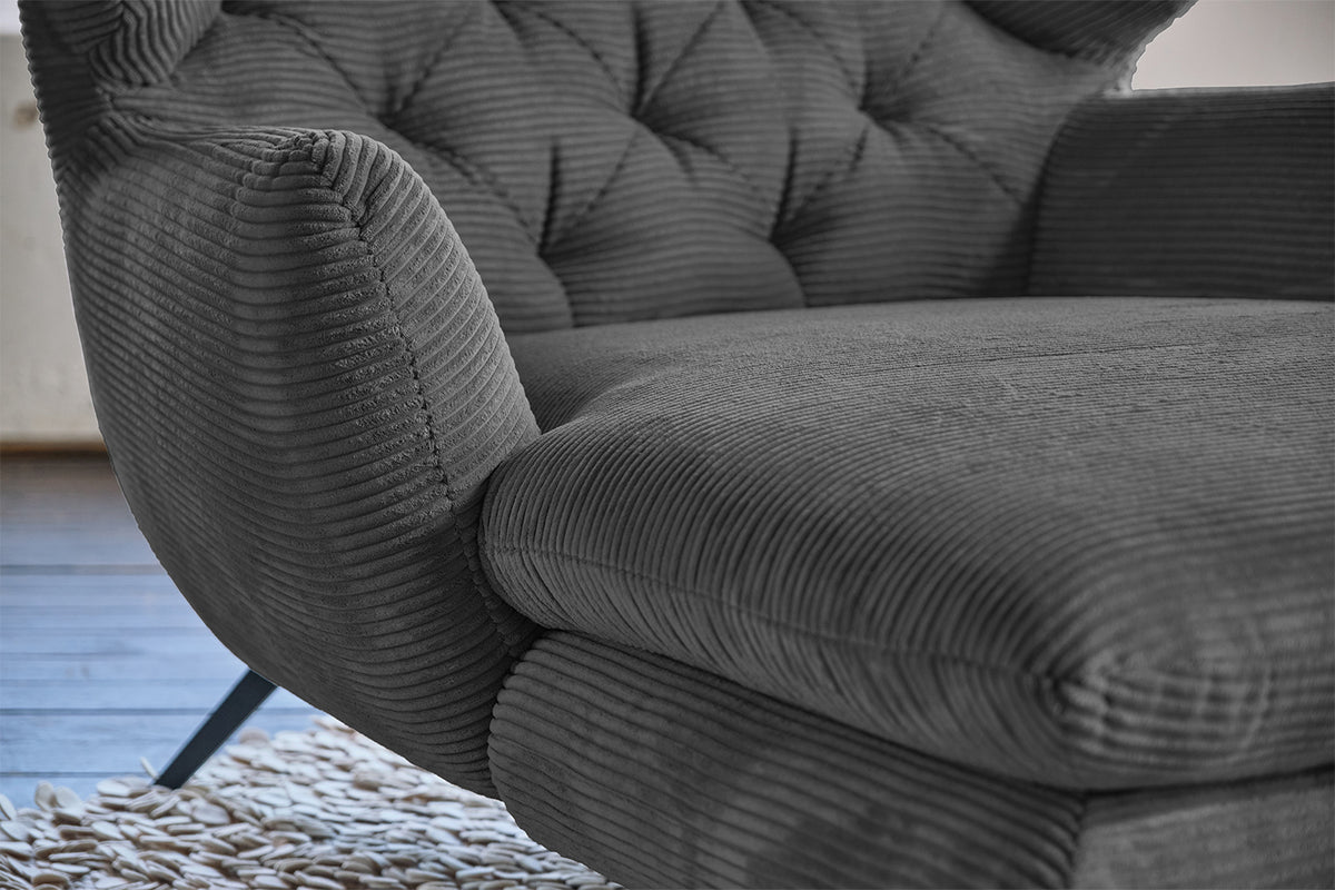 KAWOLA Longseat CHARME Cord grau