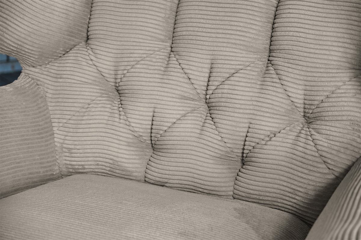 KAWOLA Longseat CHARME Cord steingrau