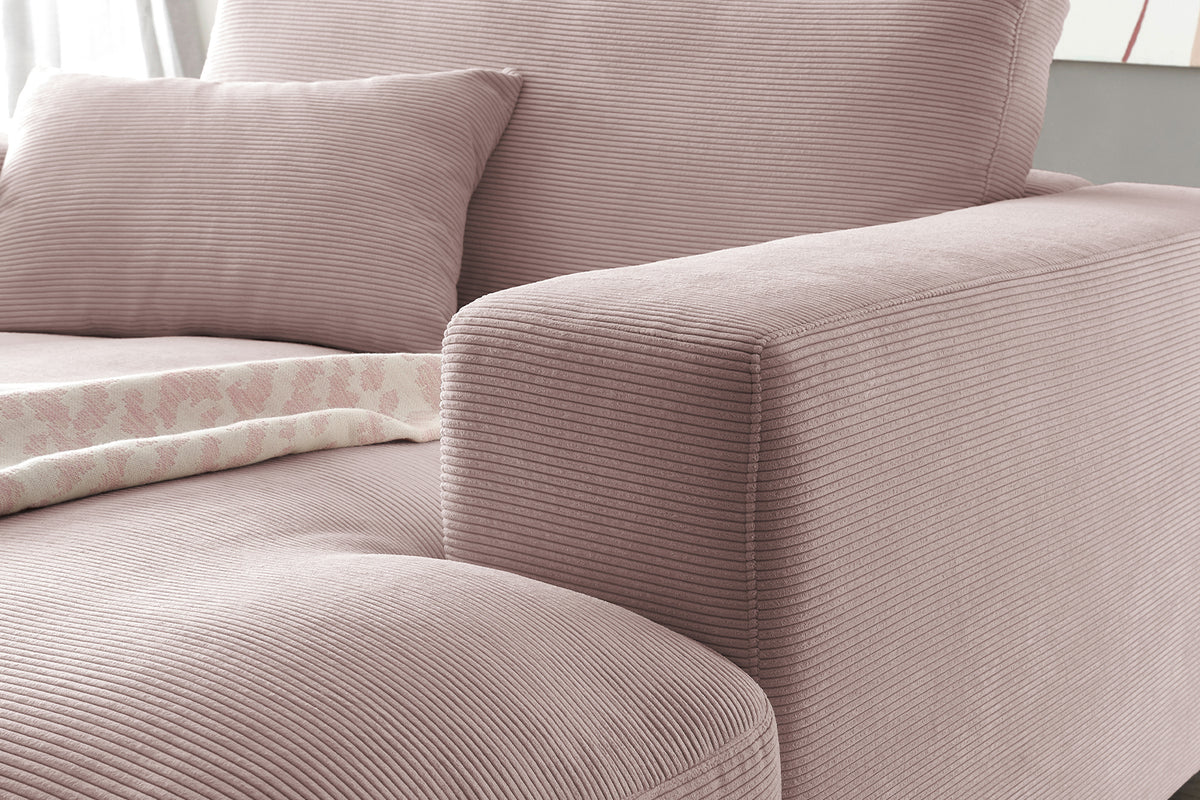 KAWOLA Longseat MADELINE Feincord rosa