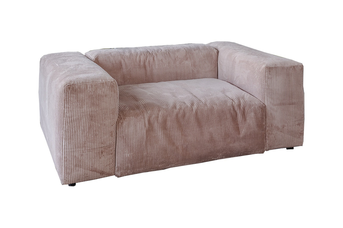KAWOLA Loveseat MIA Modularer Sessel 4-tlg. Cord taupe
