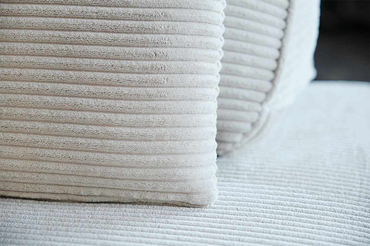KAWOLA Modulsofa WIOLO SOFT 3 Module 3 Rückenkissen Cord hellgrau