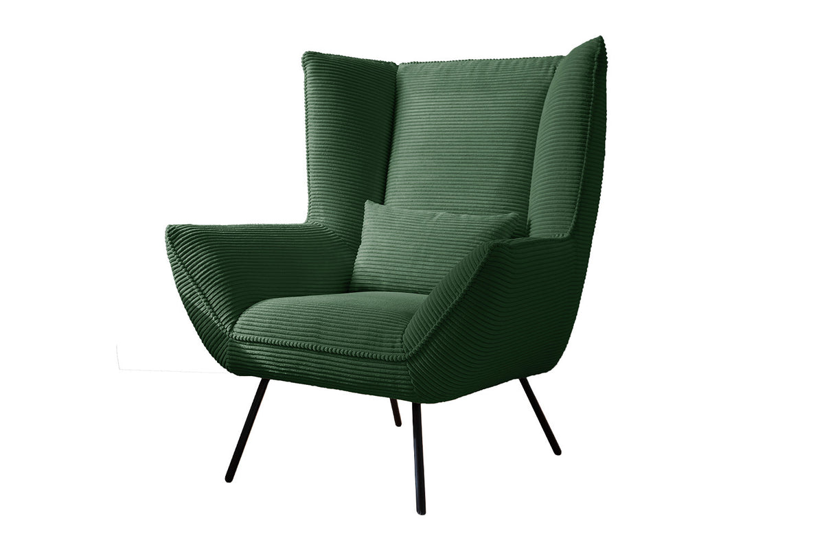 KAWOLA Sessel IVA Relaxsessel Cord smaragd