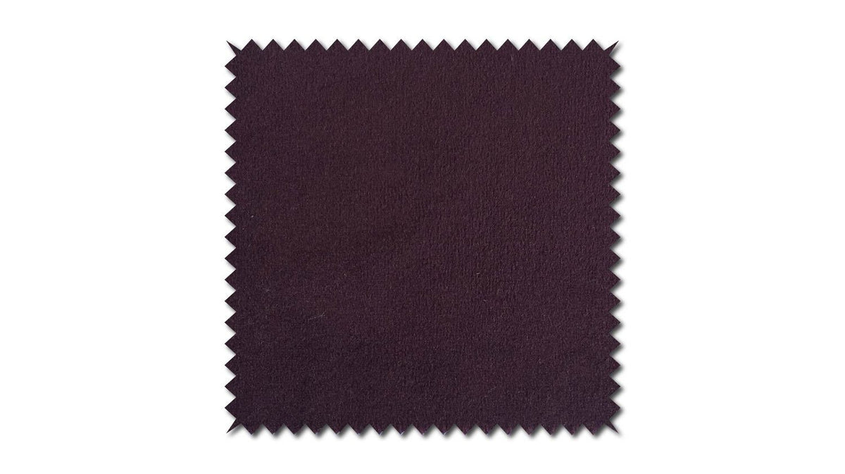 KAWOLA Sessel LOTTE Ohrensessel velvet purple mit Hocker