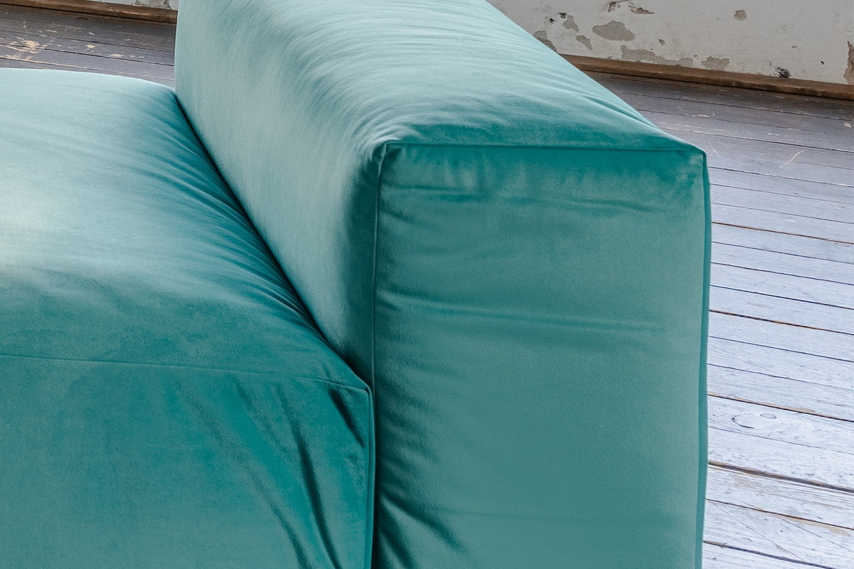 KAWOLA Sessel MIA Velvet grün