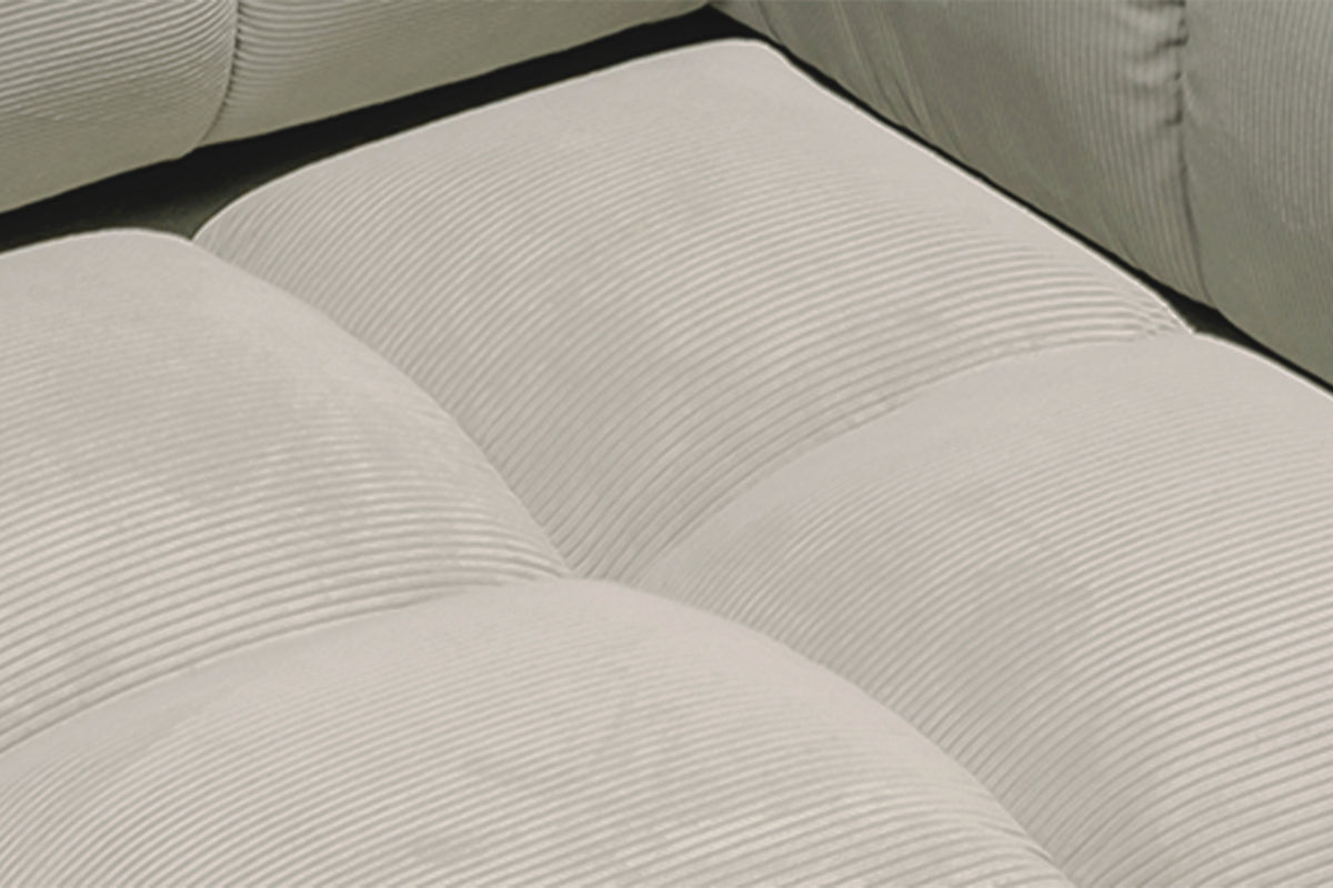 KAWOLA Sessel VIVIEN Drehsessel Feincord beige