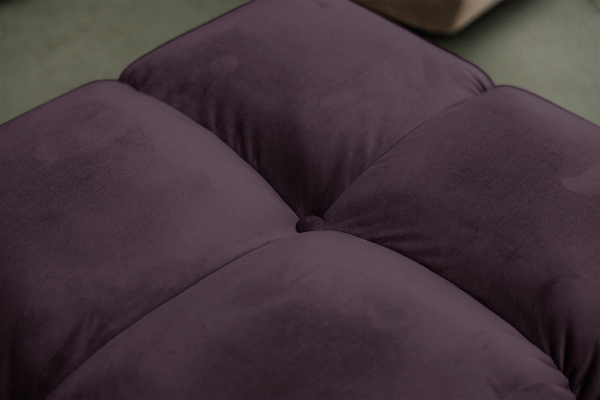 KAWOLA Sessel VIVIEN Drehsessel Velvet purple