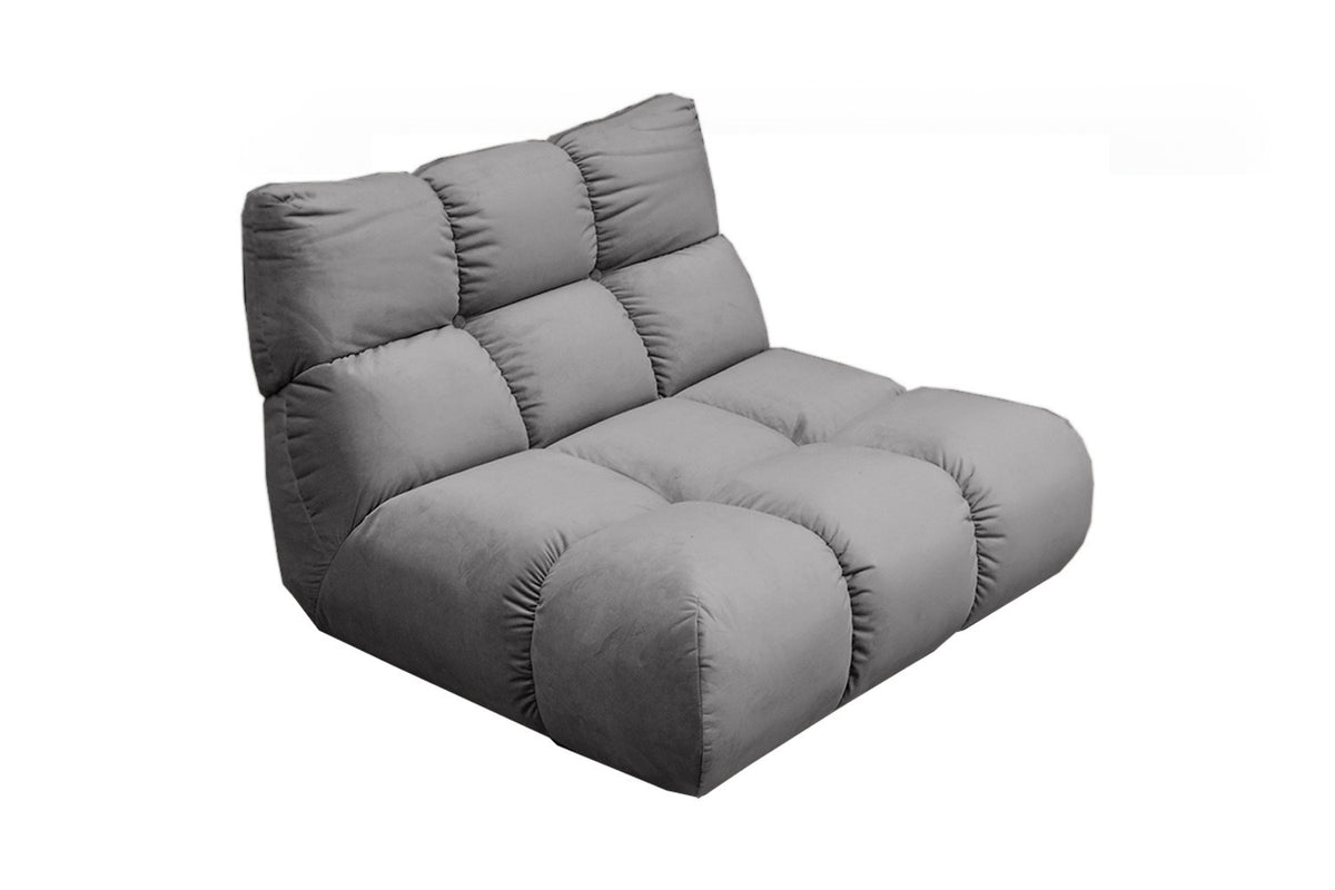KAWOLA Sessel VIVIEN Drehsessel Velvet stone