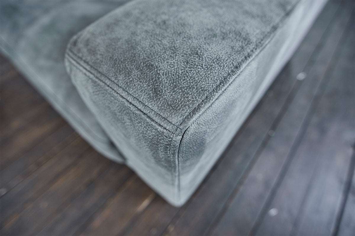 KAWOLA Sofa Ledersofa GIGANT 4 Sitzer Leder nobile anthrazit