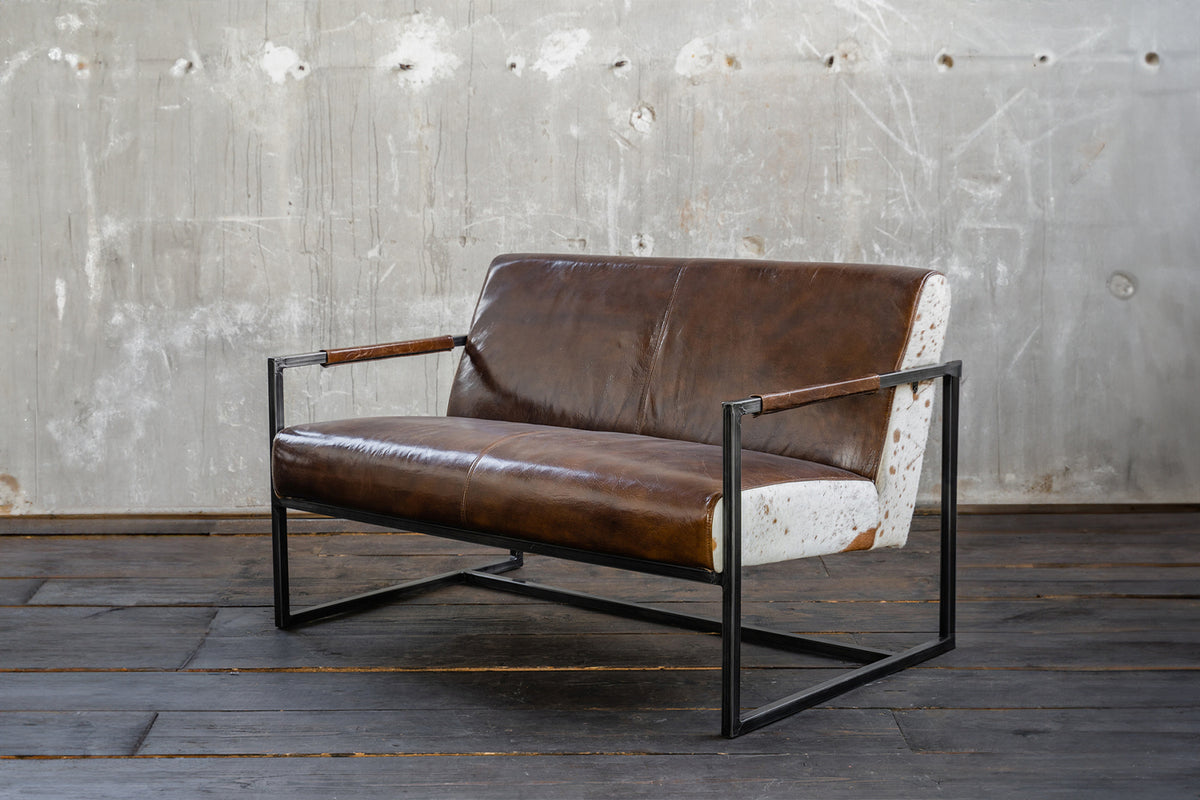 KAWOLA Sofa LIANO Vintage Leder braun