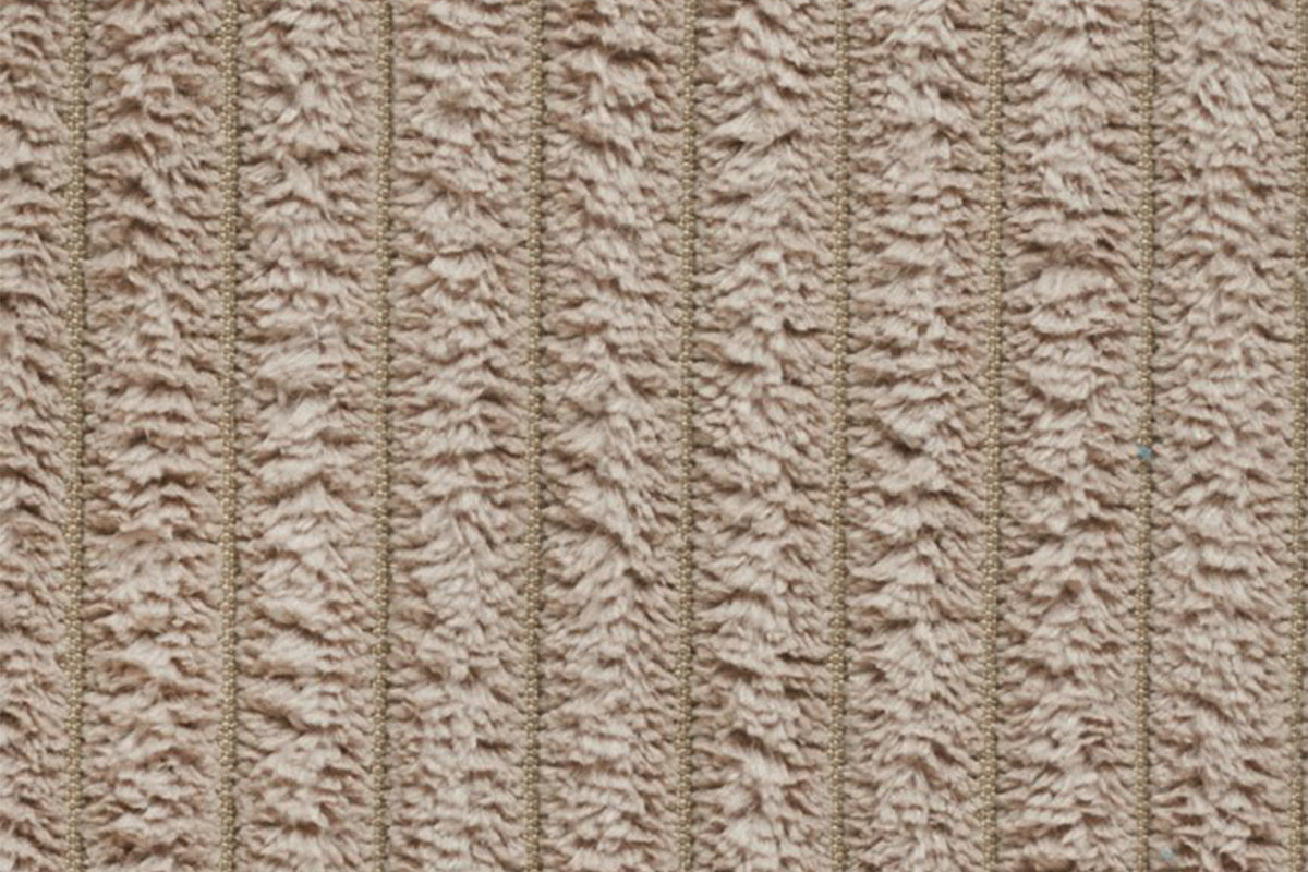 KAWOLA Sofa MADELINE 2-Sitzer Cord taupe