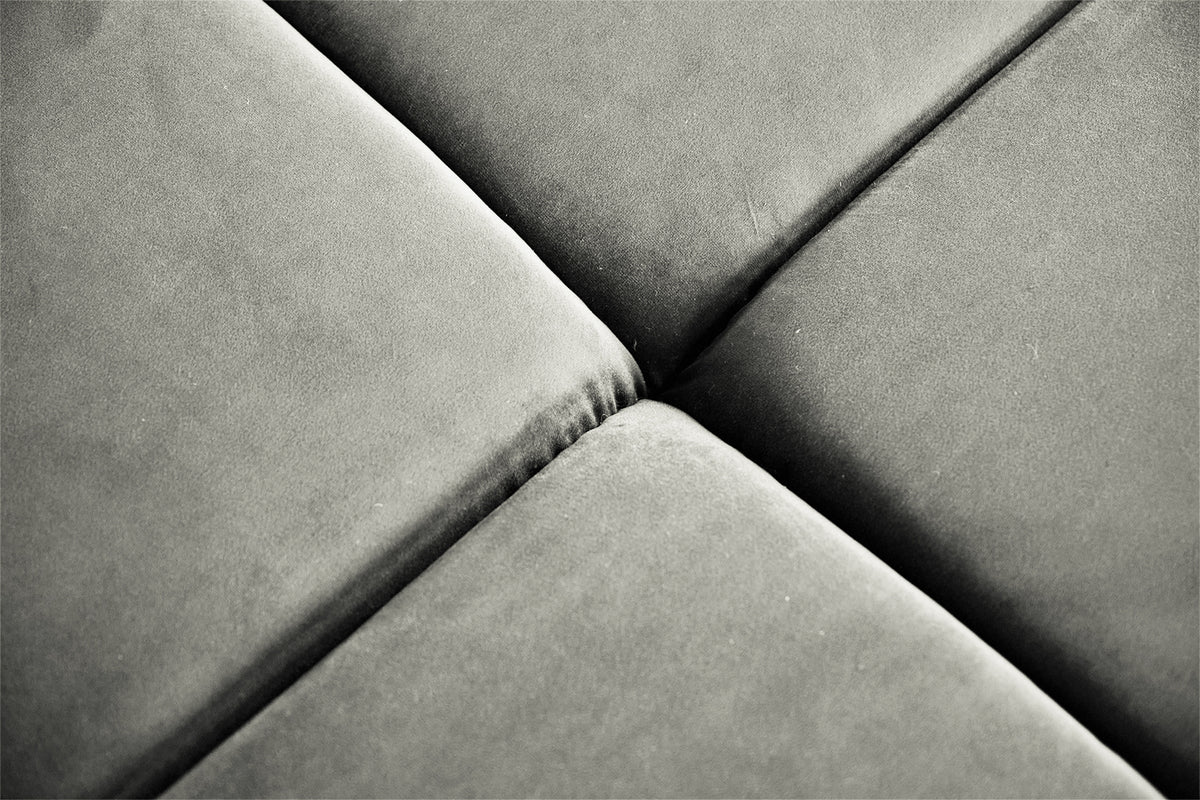 KAWOLA Sofa NEVADA Ecksofa Velvet silber