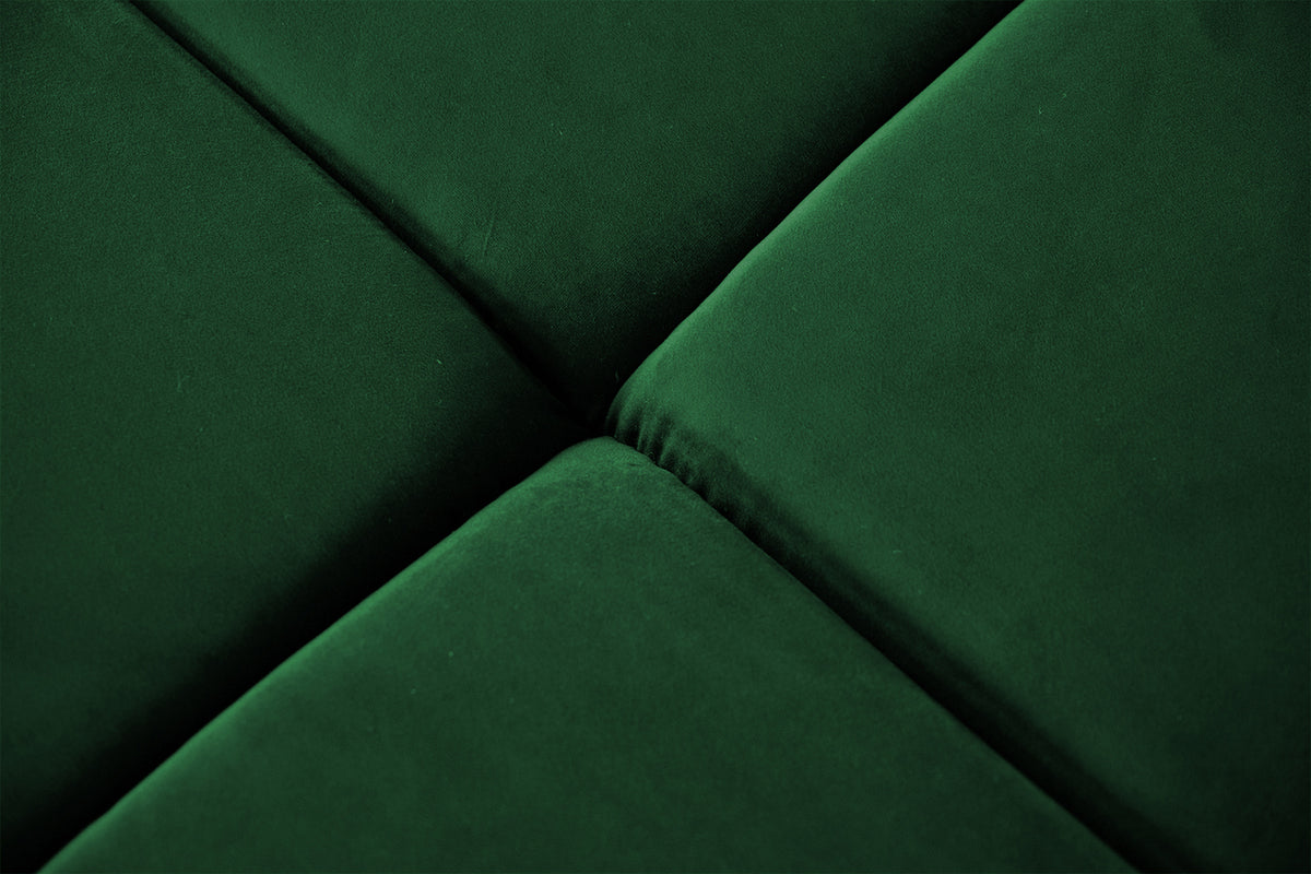 KAWOLA Sofa NEVADA Ecksofa Velvet smaragd