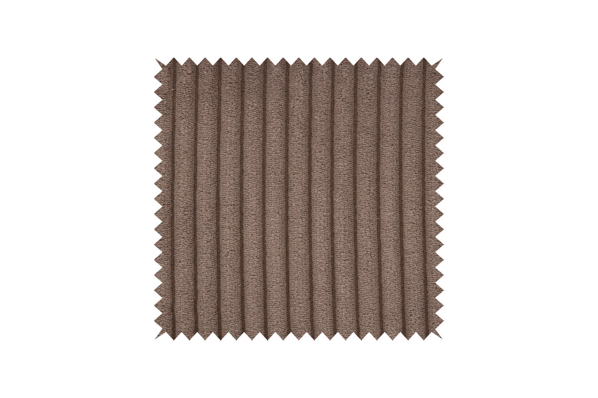 KAWOLA Stoffmuster Cord braun