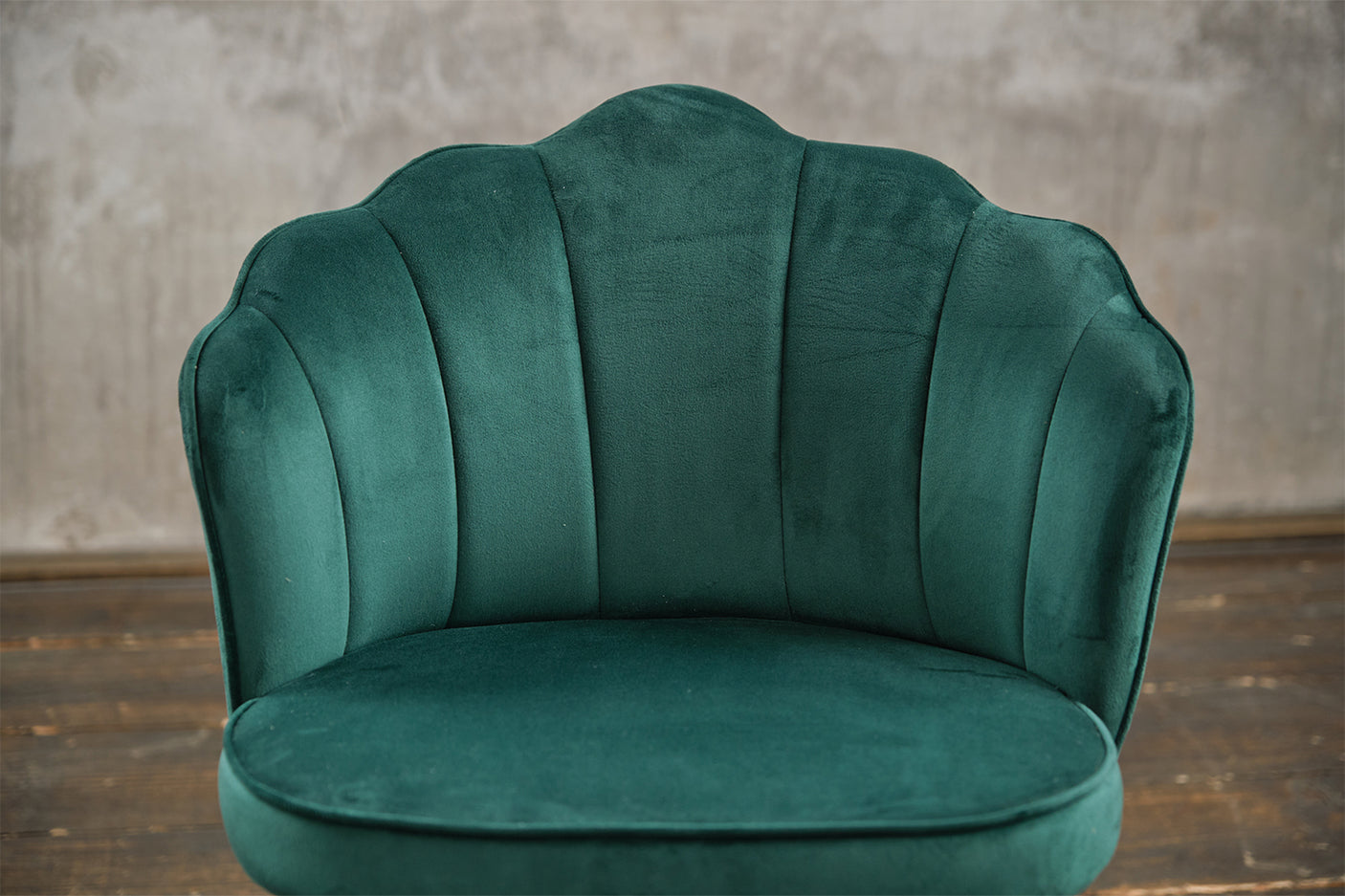 Producto de 2a oportunidad: silla KAWOLA SALLY, silla de comedor, terciopelo verde, patas doradas