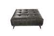 B-Ware KAWOLA Hocker WIOLO Leder grau