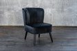 B-Ware KAWOLA Sessel MINGO Velvet schwarz