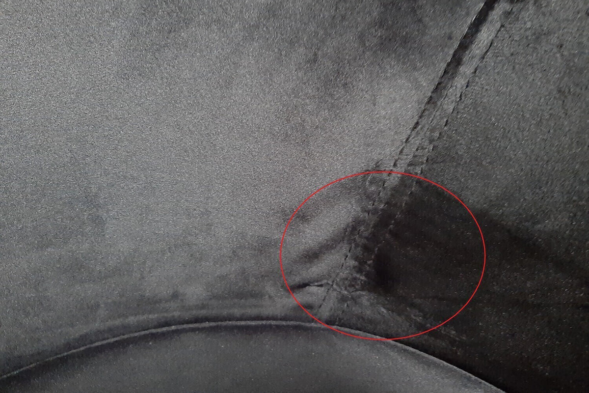 B-Ware_KAWOLA Stuhl LEIA Esszimmerstuhl Barock Velvet grau