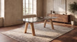KAWOLA Ausziehtisch MOUNTY Esstisch Glas 200-300 cm x 100 cm