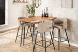KAWOLA Bartisch ERGEA Stehtisch Baumkante Akazie massiv natur