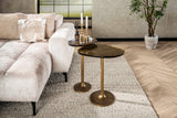 KAWOLA Beistelltisch DARI M Glas gold