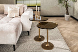KAWOLA Beistelltisch DARI S Glas gold