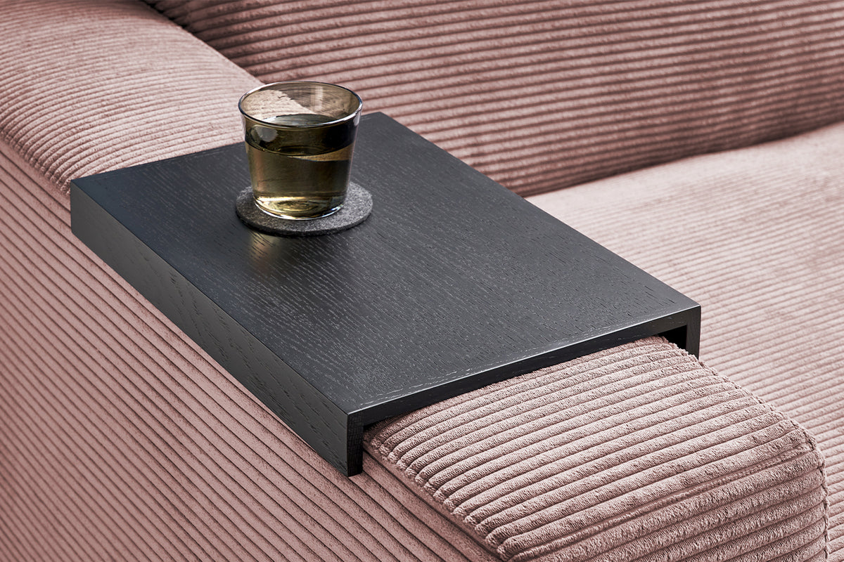 KAWOLA Big Sofa MADELINE Cord rosa