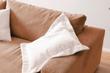 KAWOLA Big Sofa MADELINE Cord rost