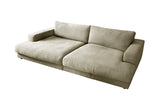 KAWOLA Big Sofa MADELINE Stoff cremeweiß