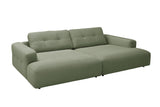 KAWOLA Big Sofa MIKA Feincord olivgrün