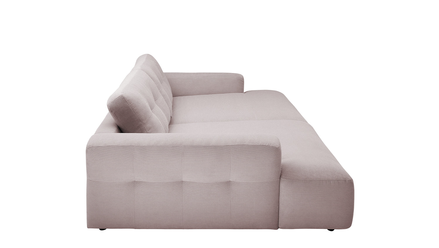 KAWOLA Big Sofa MIKA Feincord rosa