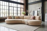 KAWOLA Big Sofa PADANA Stoff creme