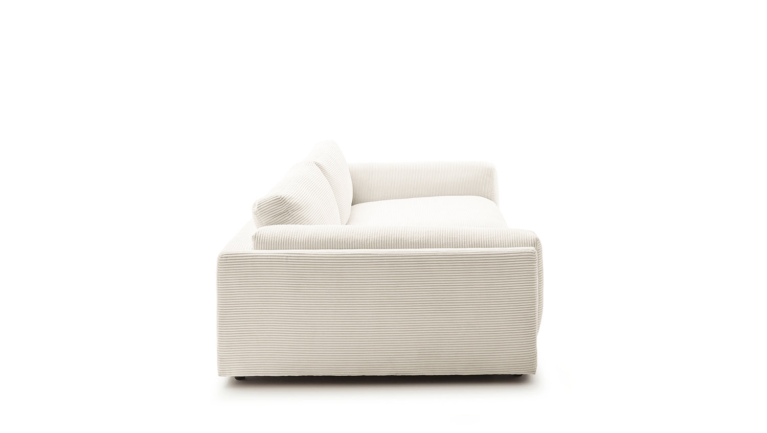 KAWOLA Big Sofa RAINA Cord cremeweiß