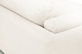 KAWOLA Big Sofa RAINA Cord cremeweiß