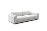 KAWOLA Big Sofa RAINA Cord hellgrau