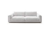 KAWOLA Big Sofa RAINA Cord hellgrau