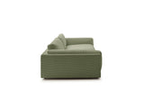 KAWOLA Big Sofa RAINA Cord olivgrün