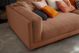 KAWOLA Big Sofa RAINA Cord rost