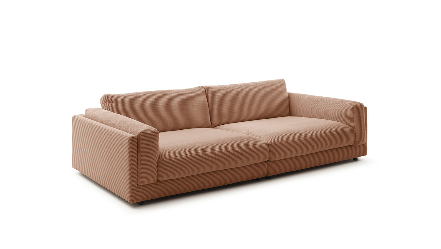 KAWOLA Big Sofa RAINA Cord rost