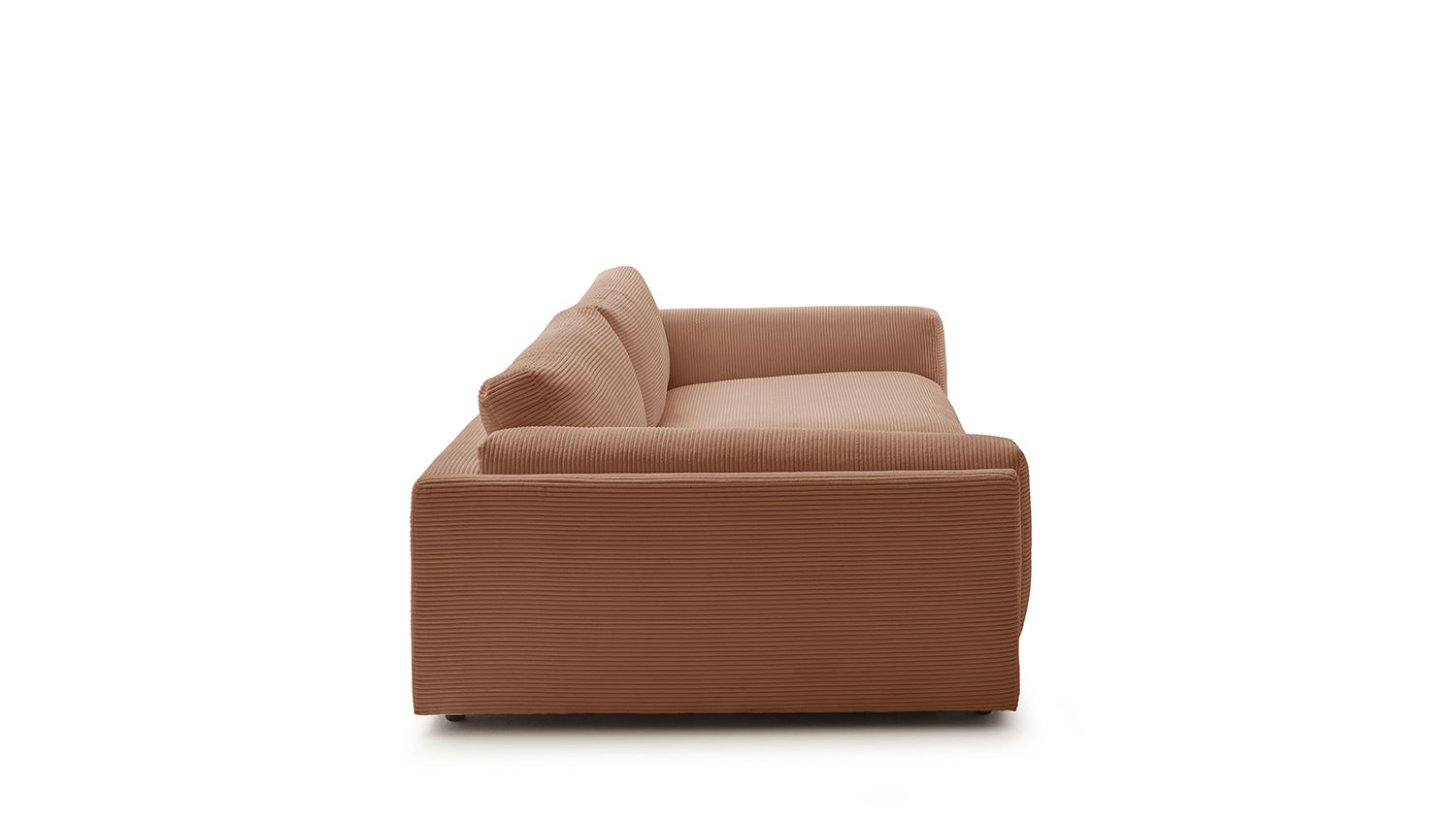 KAWOLA Big Sofa RAINA Cord rost
