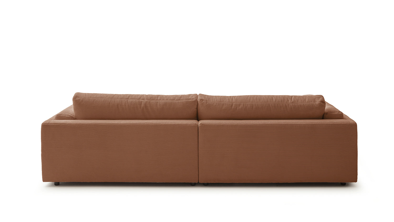 KAWOLA Big Sofa RAINA Cord rost
