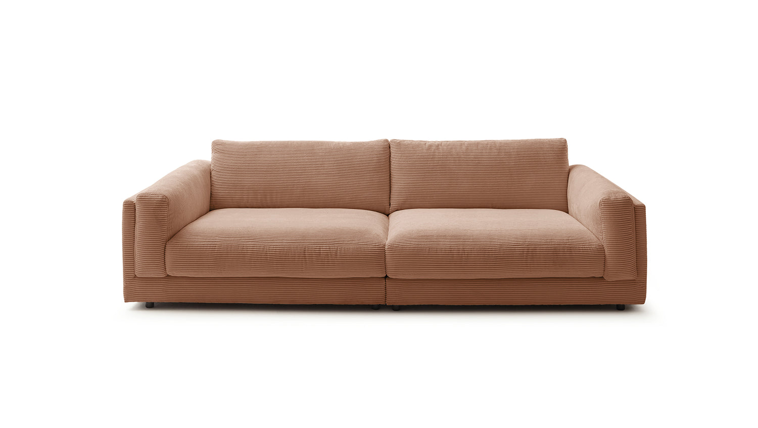 KAWOLA Big Sofa RAINA Cord rost