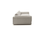 KAWOLA Big Sofa RAINA Cord steingrau