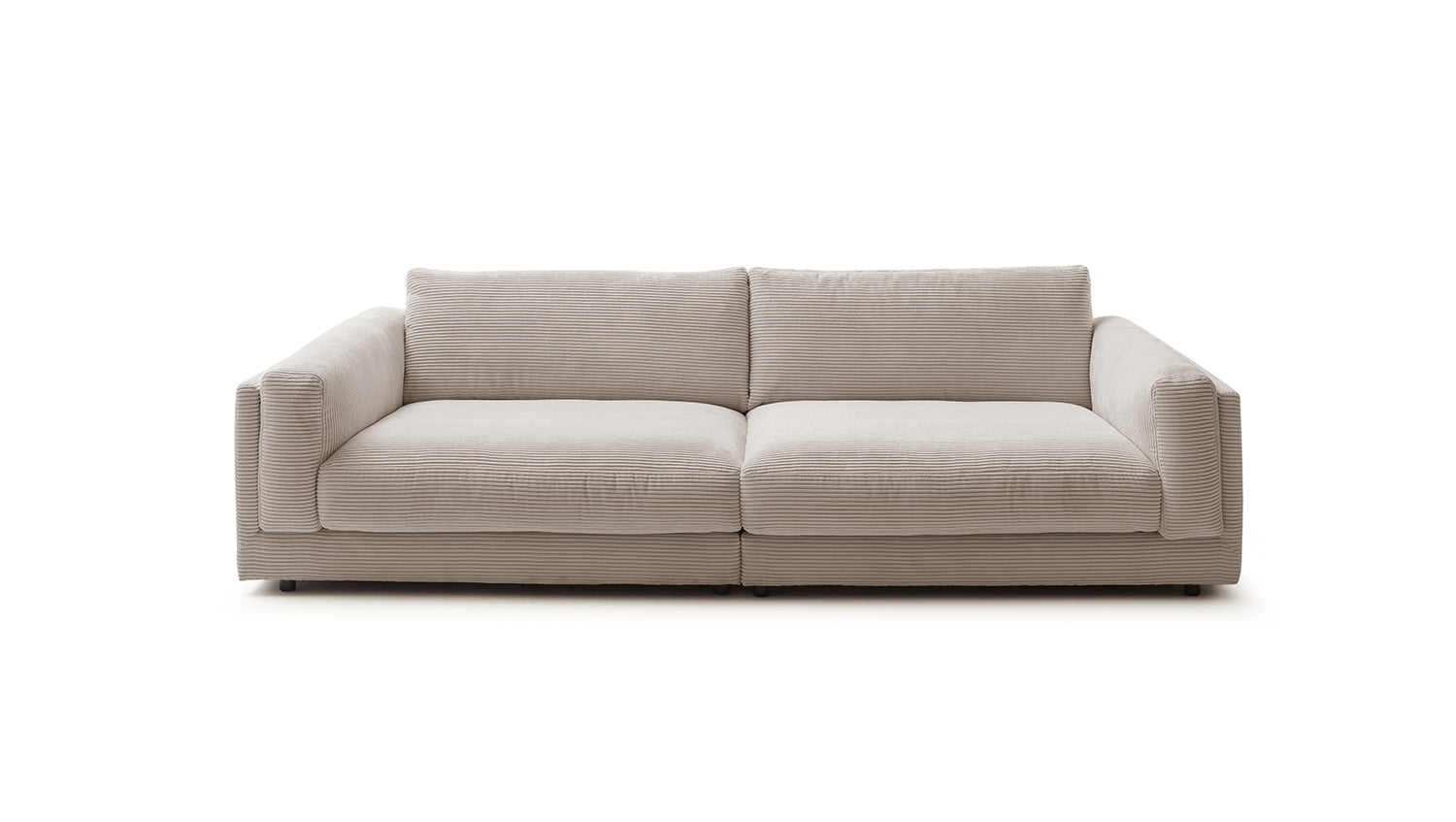 KAWOLA Big Sofa RAINA Cord taupe